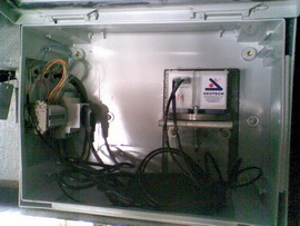 Inštalácia senzoru Nivel210 v prepojovacej skrini 