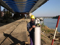 TDA5000 na kontrole oceľovej konštrukcie mosta cez Dunaj v Bratislave